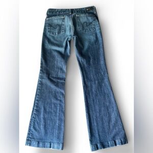 Citizens of Humanity Faye Low Waist Full Leg Jeans medium wash Y2K Sz 28 flare